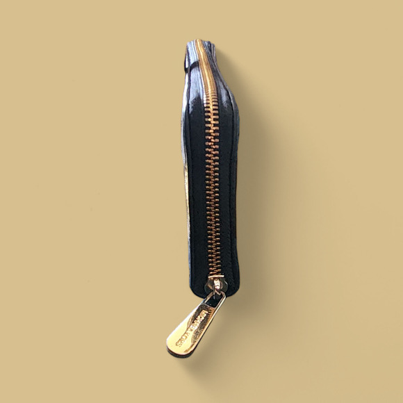 Michael Kors Black canvas and leather wallet clutch - Picture 5 of 6